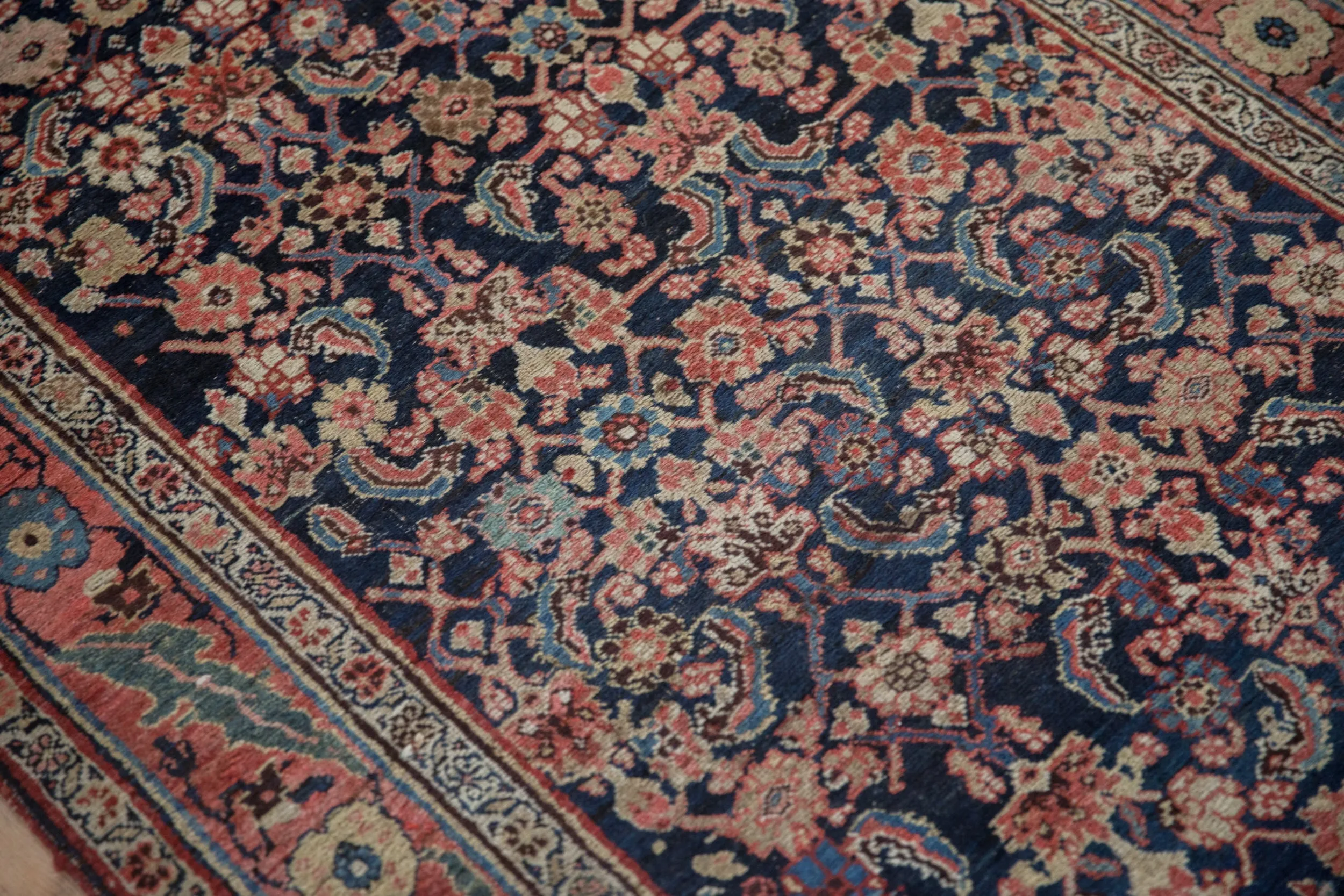3.5x14.5 Vintage Bijar Rug Runner