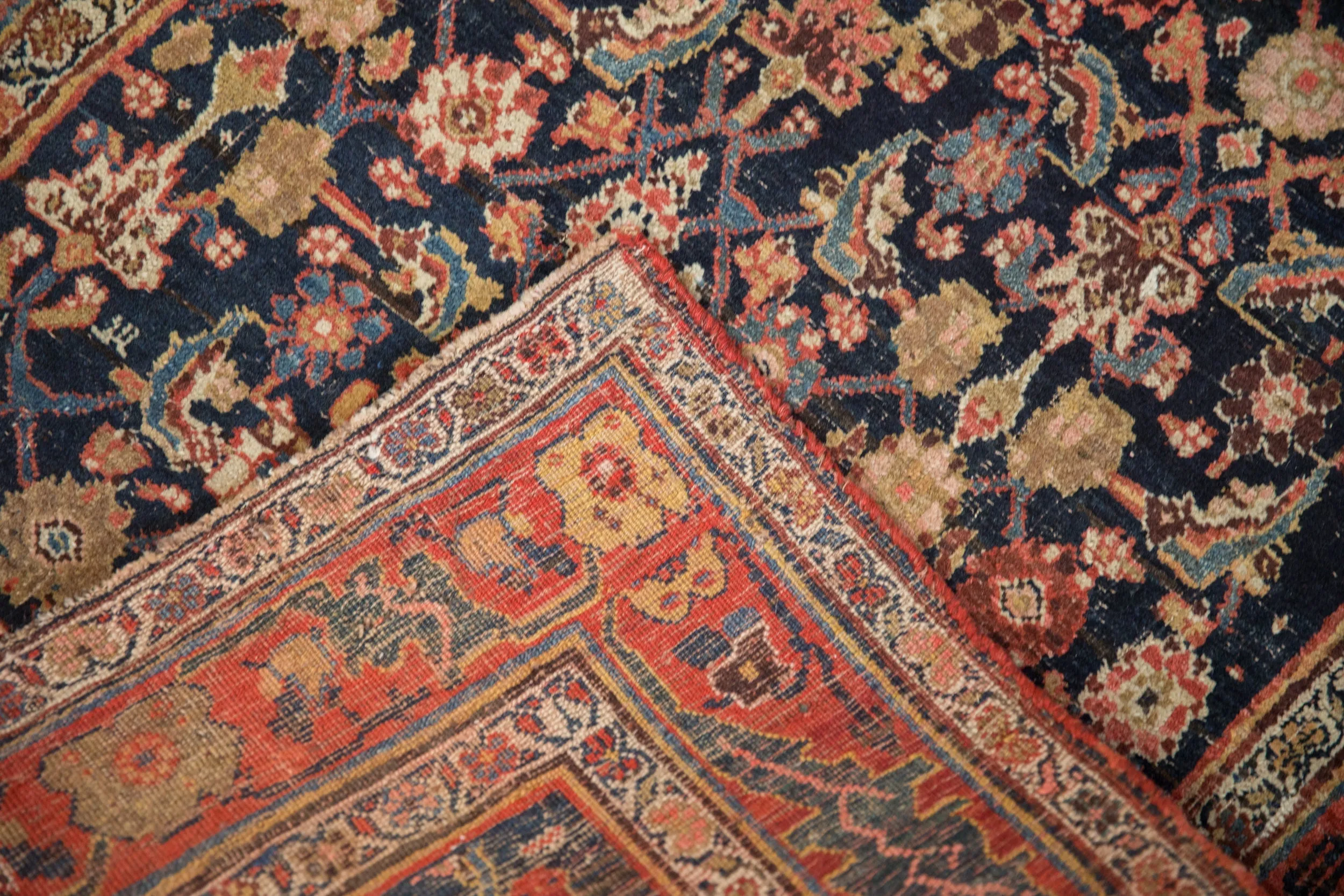 3.5x14.5 Vintage Bijar Rug Runner