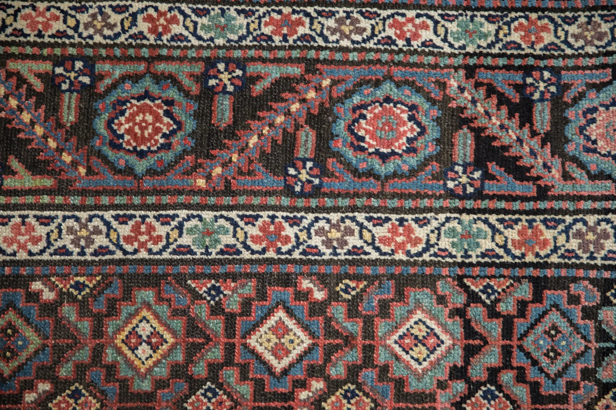 3.5x15 Antique Malayer Rug Runner
