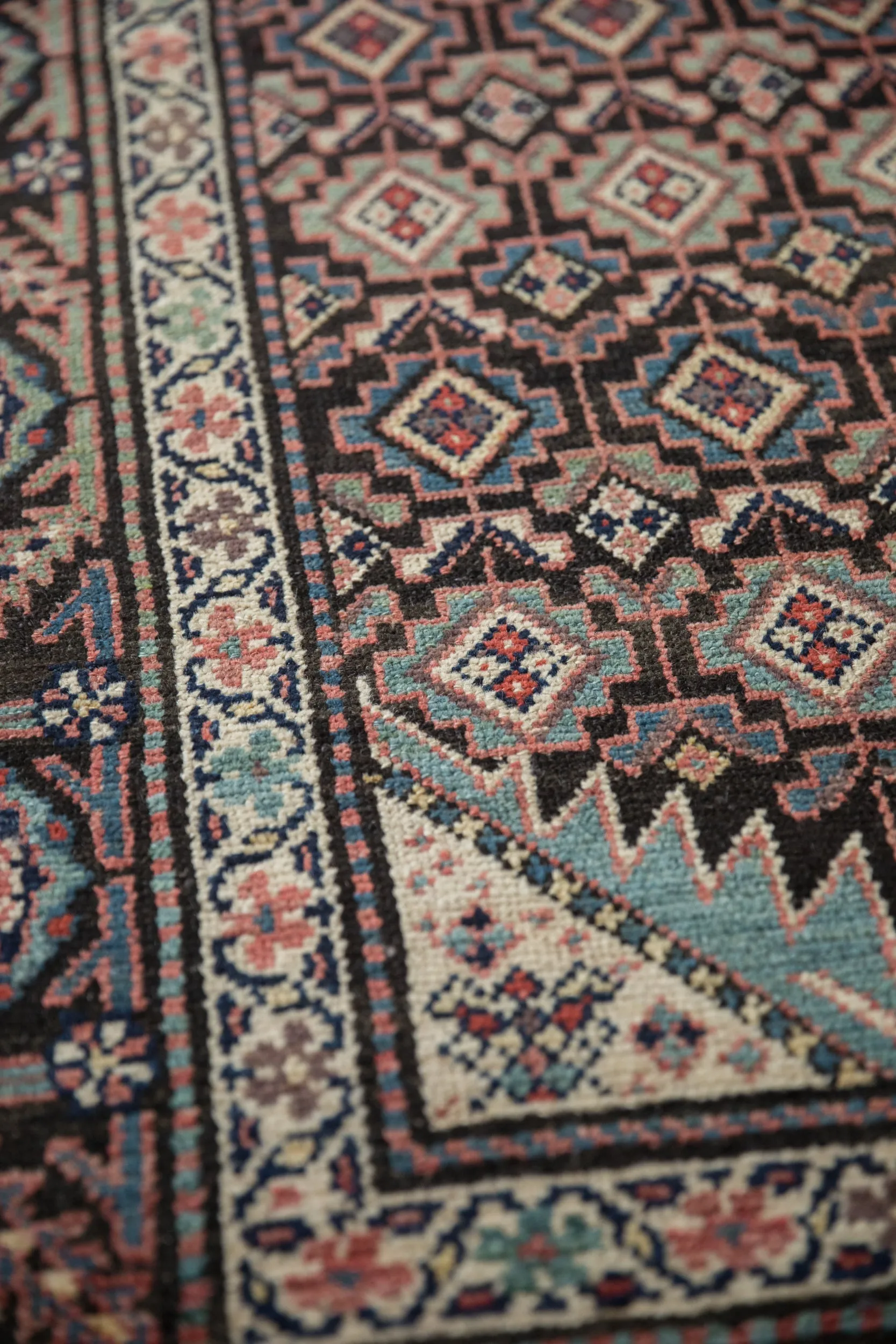 3.5x15 Antique Malayer Rug Runner