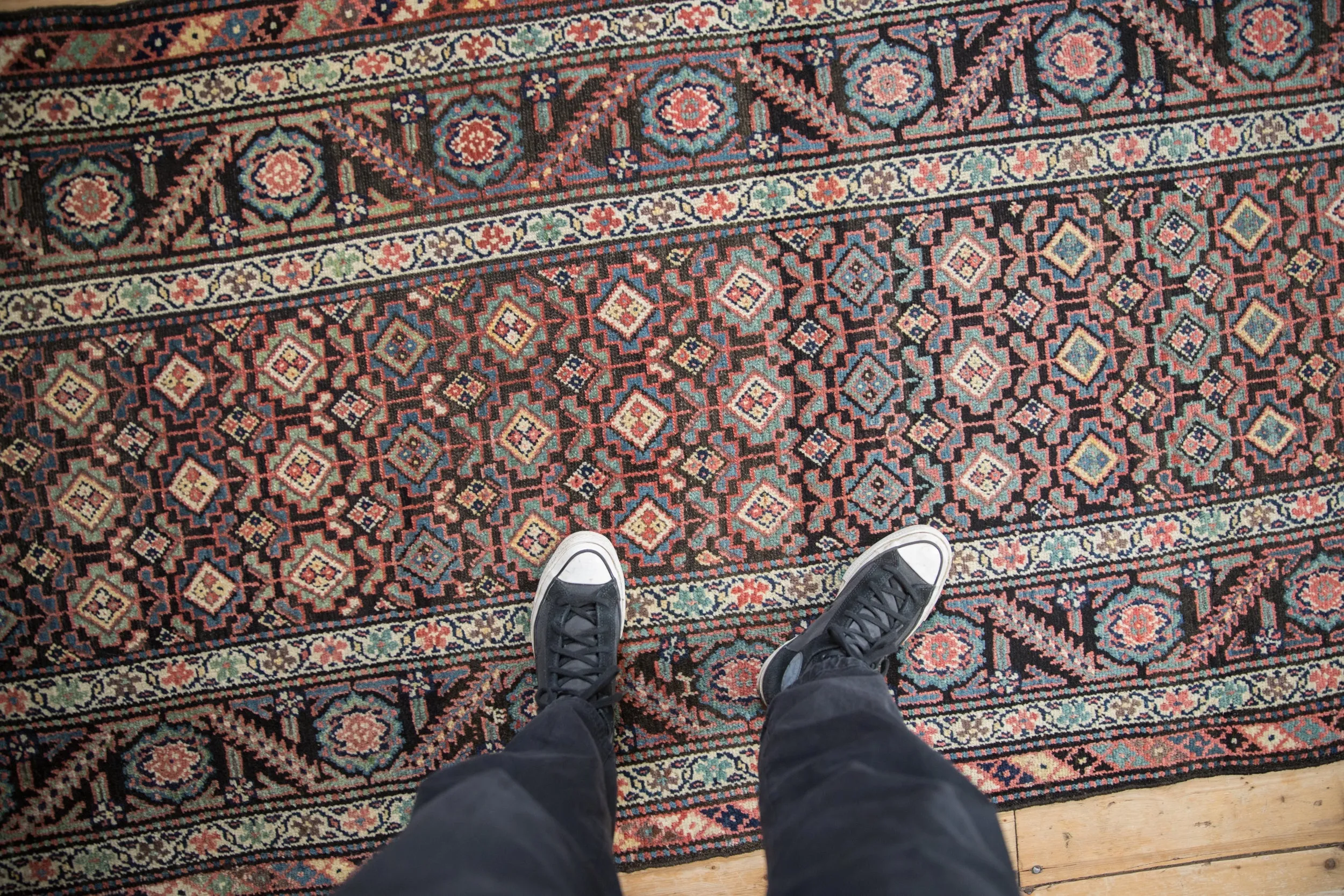 3.5x15 Antique Malayer Rug Runner
