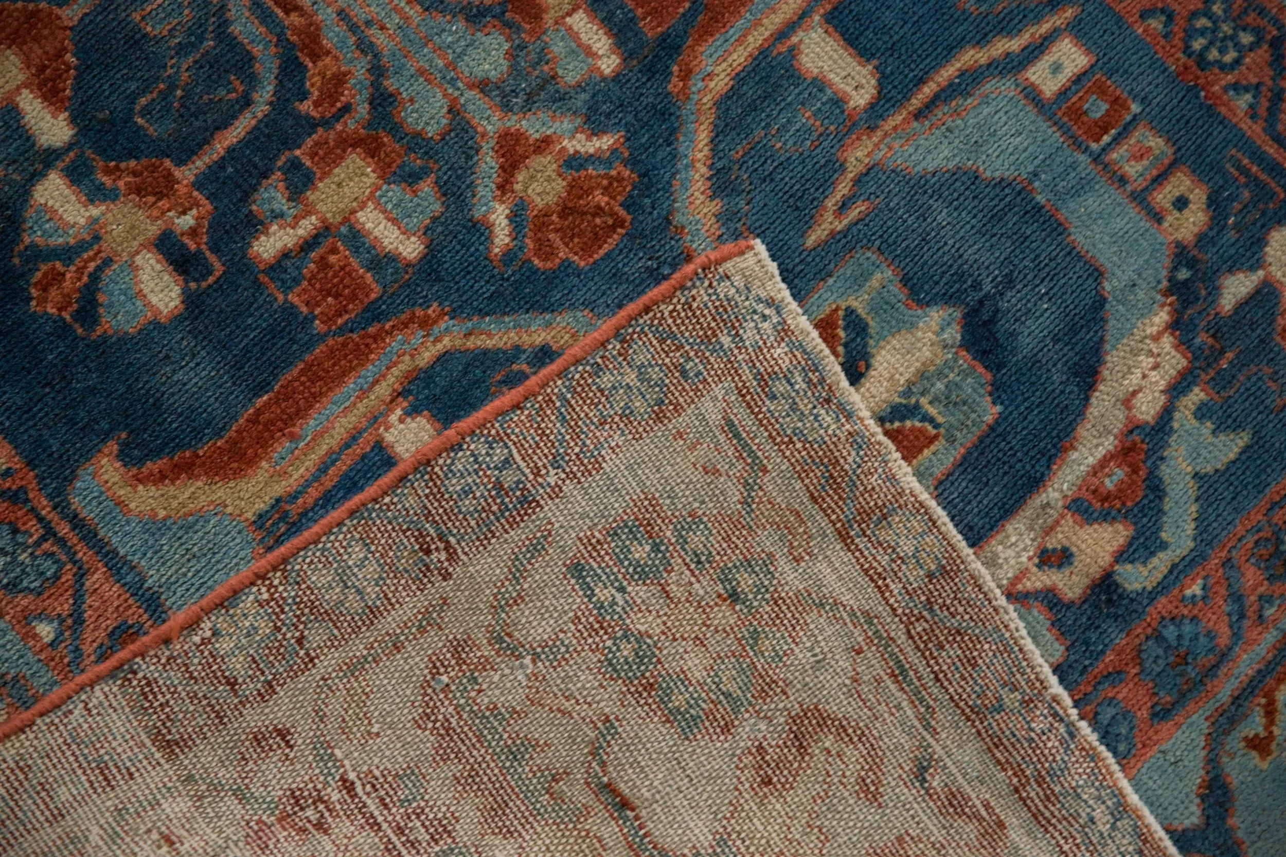 3.5x7.5 Vintage Distressed Mehriban Rug Runner