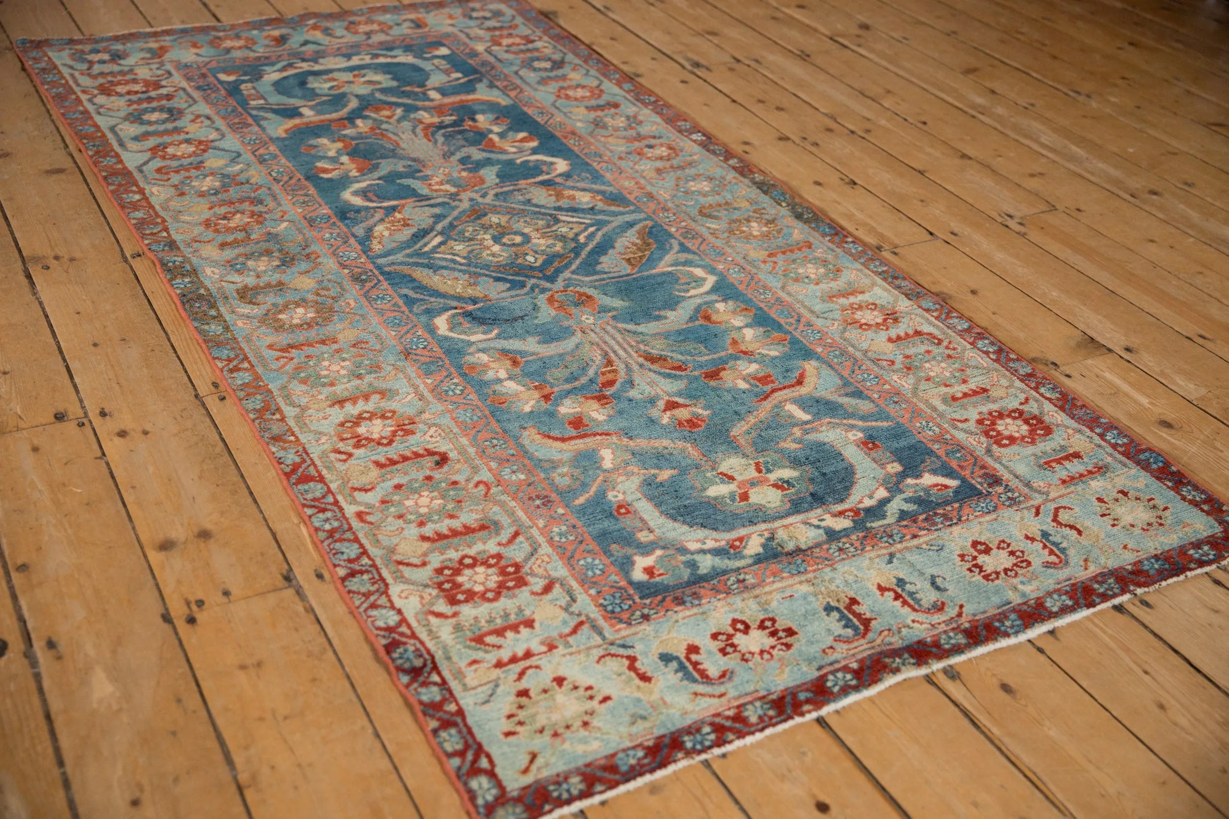 3.5x7.5 Vintage Distressed Mehriban Rug Runner