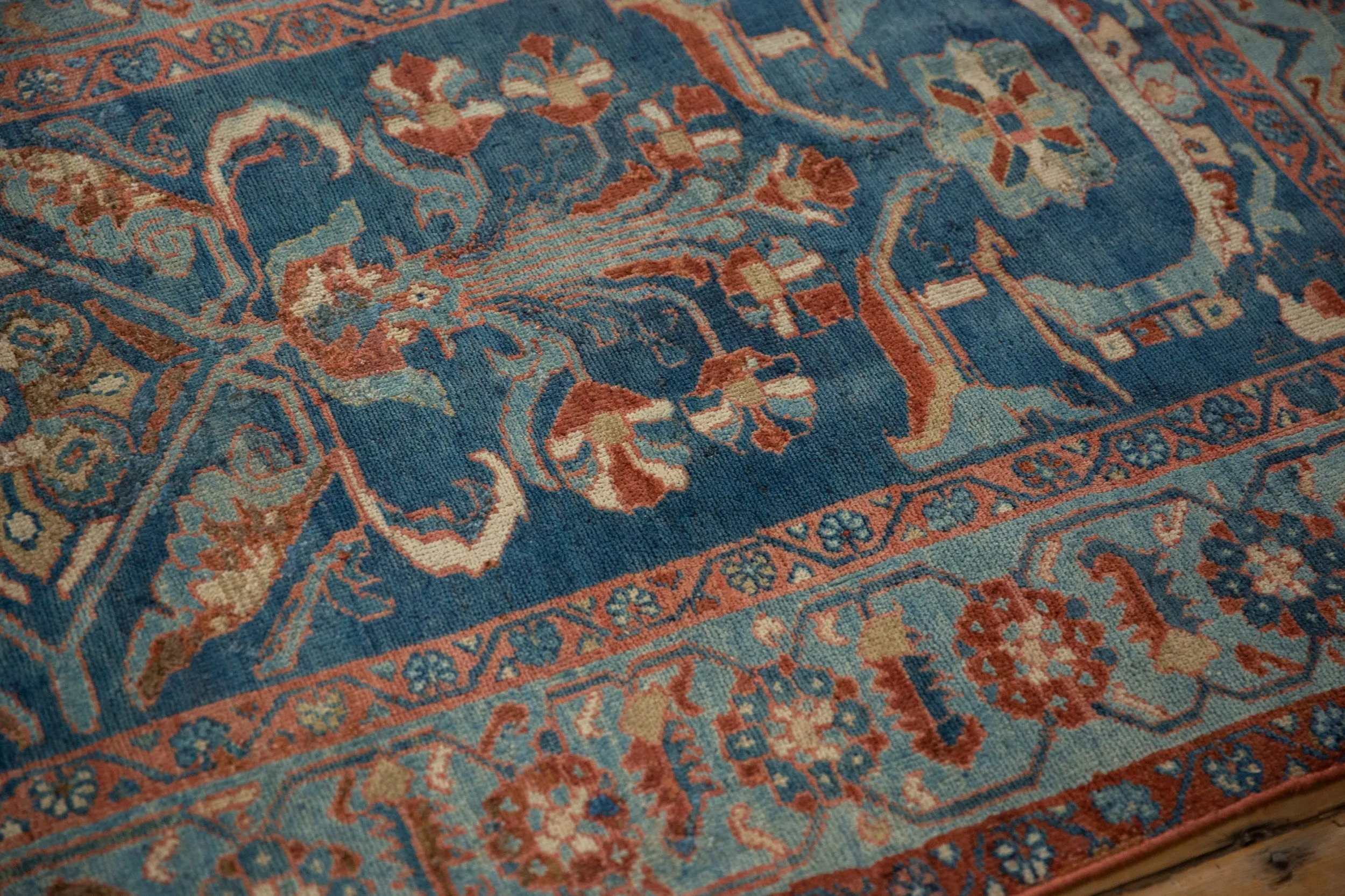 3.5x7.5 Vintage Distressed Mehriban Rug Runner