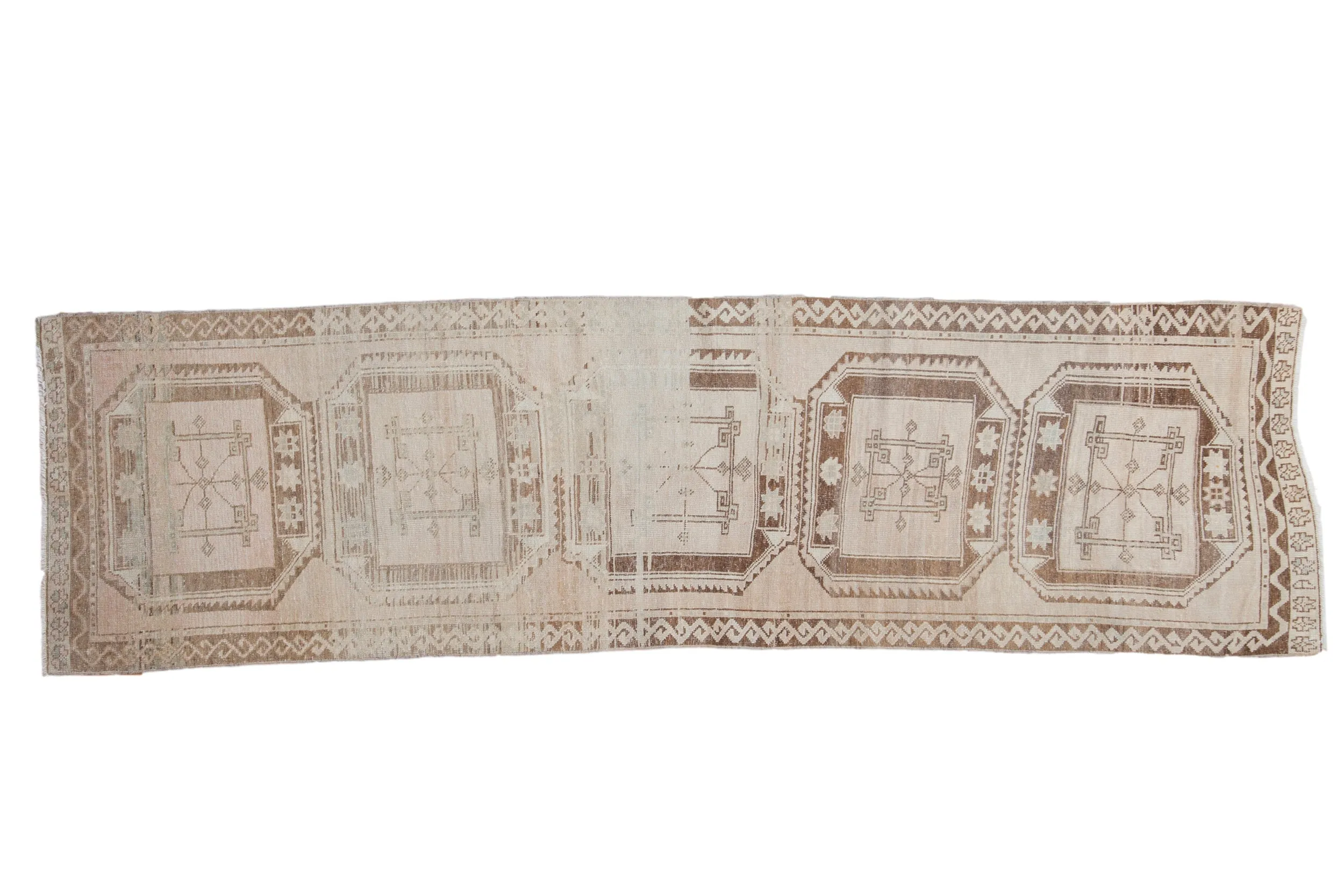 3x10 Vintage Distressed Oushak Rug Runner