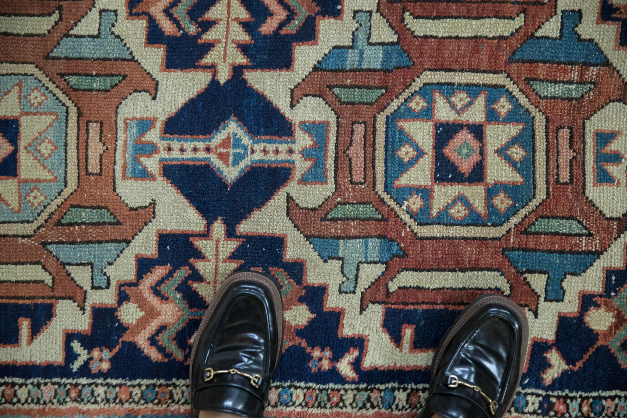 3x10.5 Vintage Karaja Rug Runner