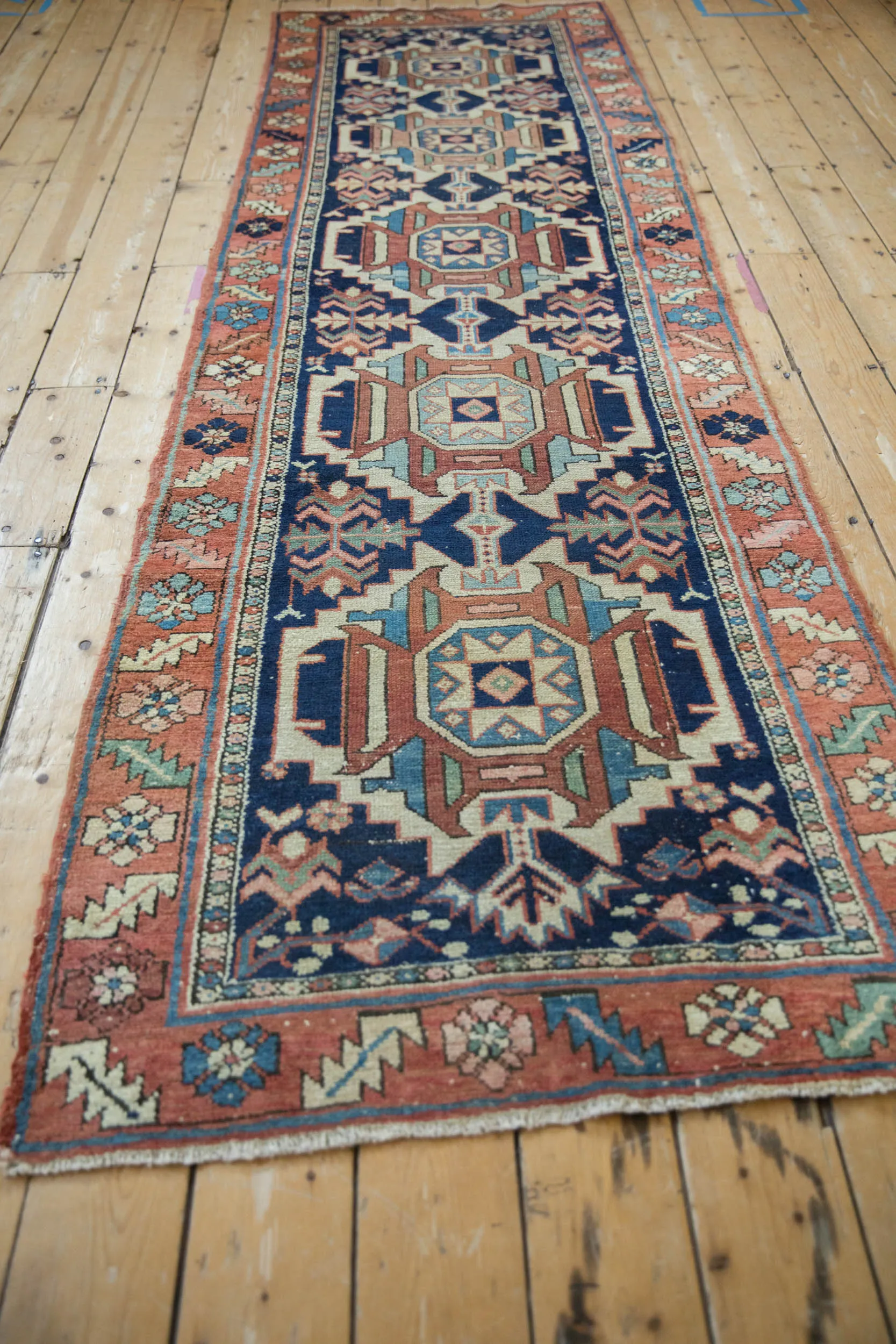 3x10.5 Vintage Karaja Rug Runner