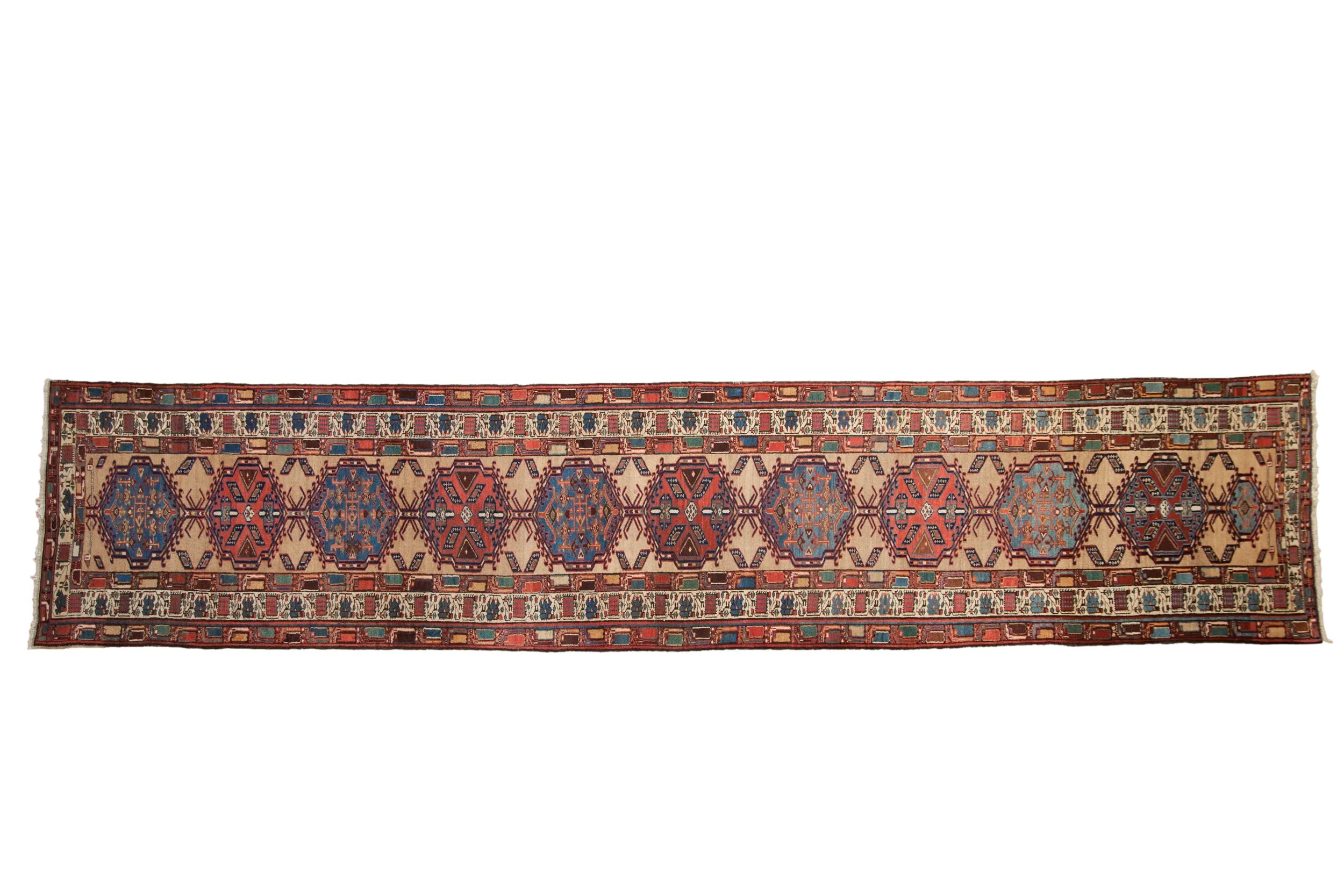 3x15 Vintage Serab Rug Runner