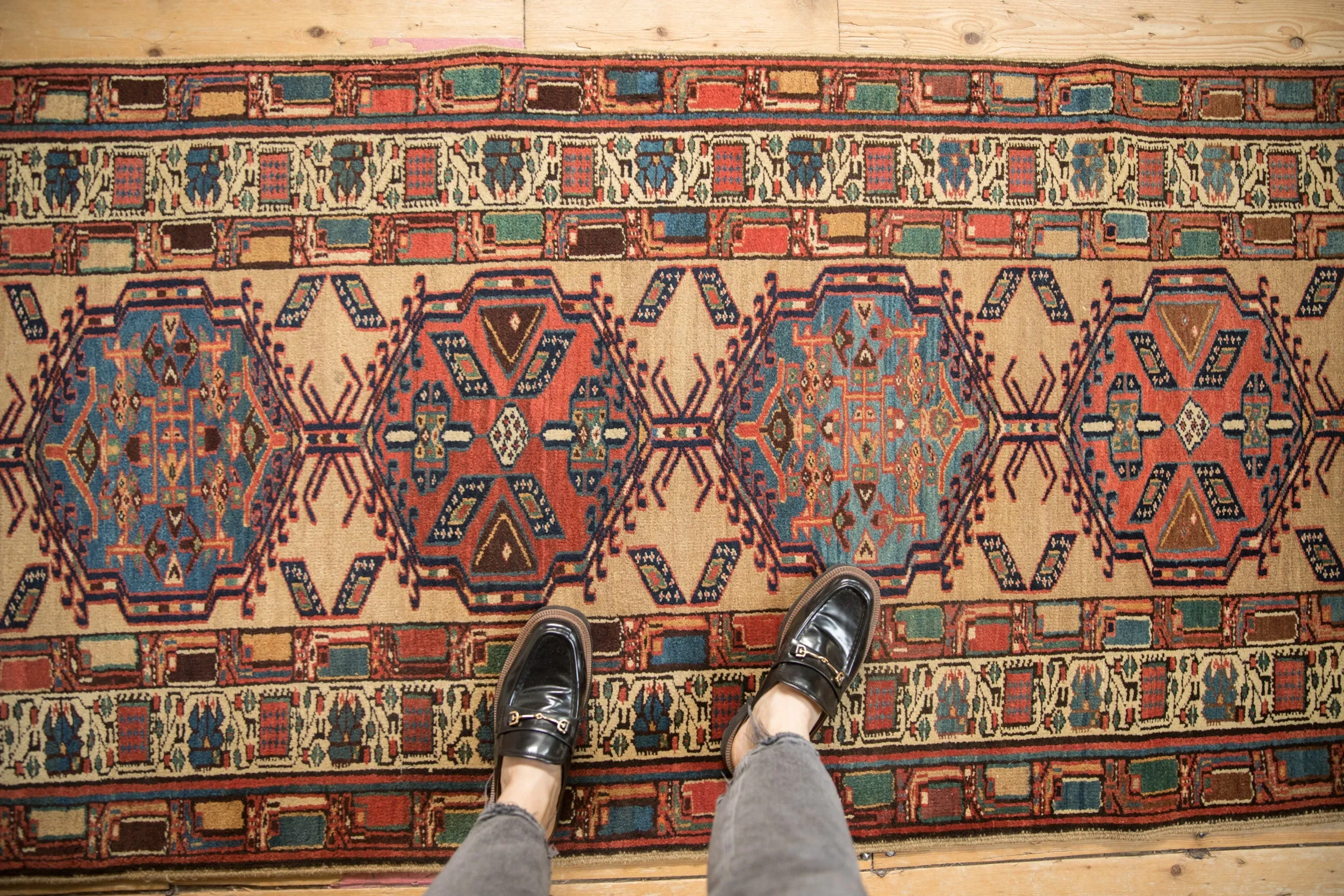 3x15 Vintage Serab Rug Runner