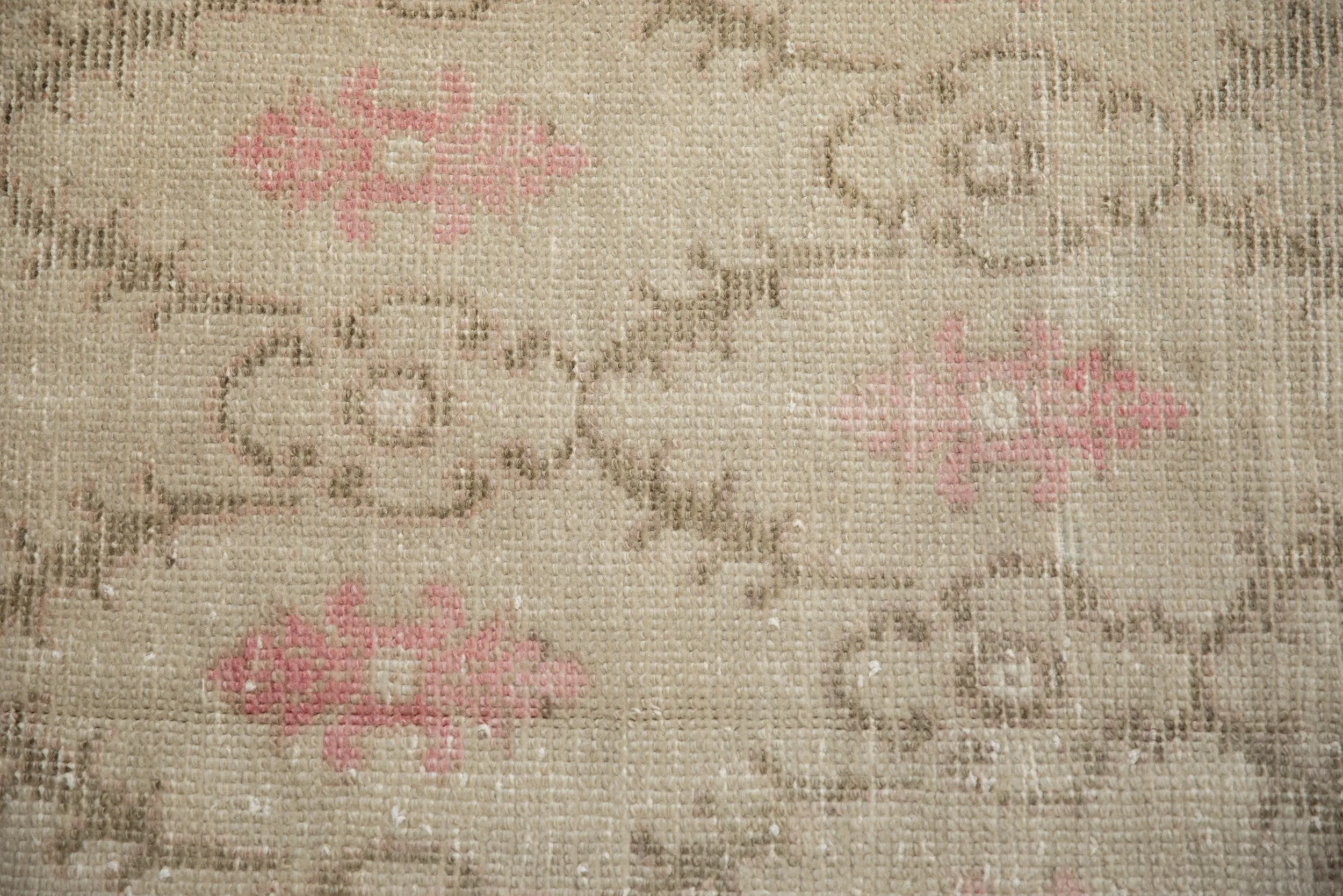 3x6.5 Vintage Distressed Oushak Rug Runner