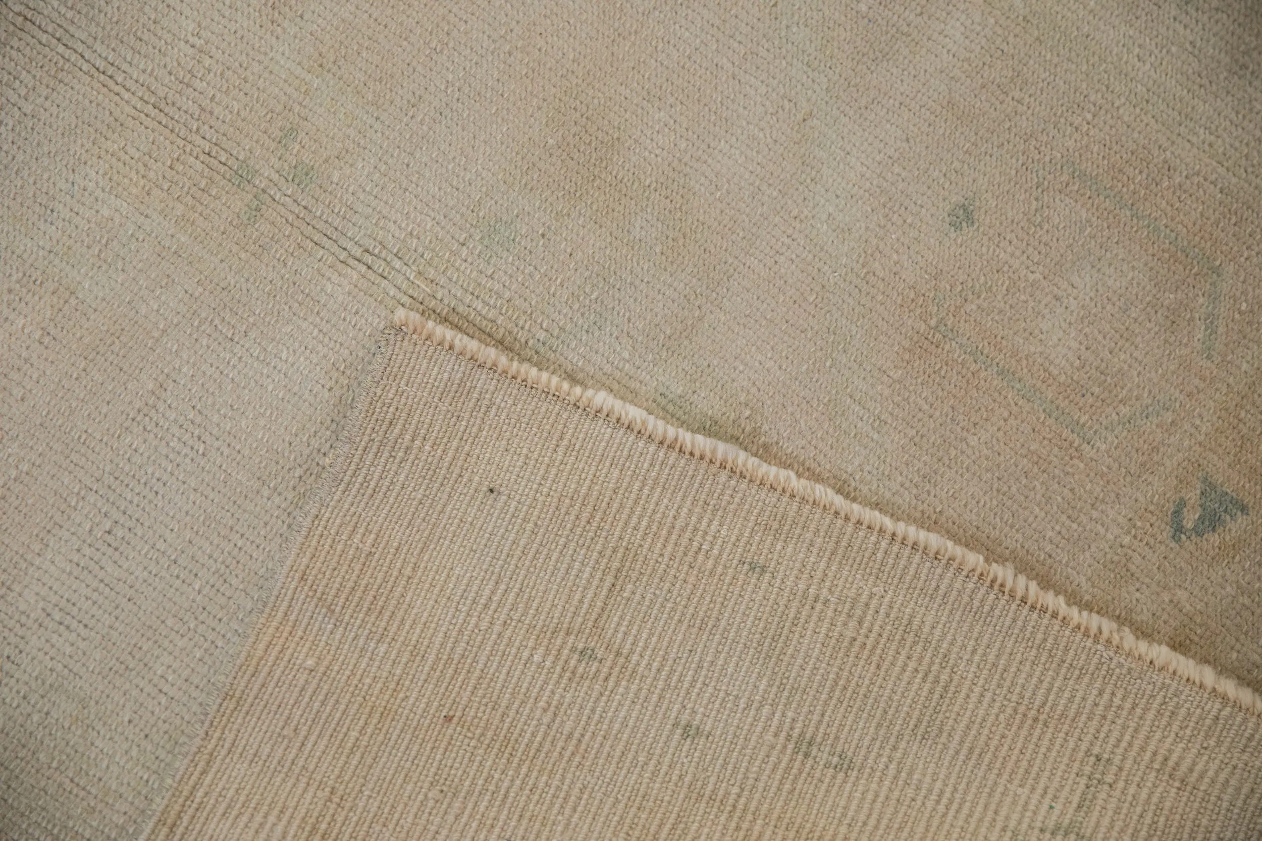 3x6.5 Vintage Distressed Oushak Rug Runner
