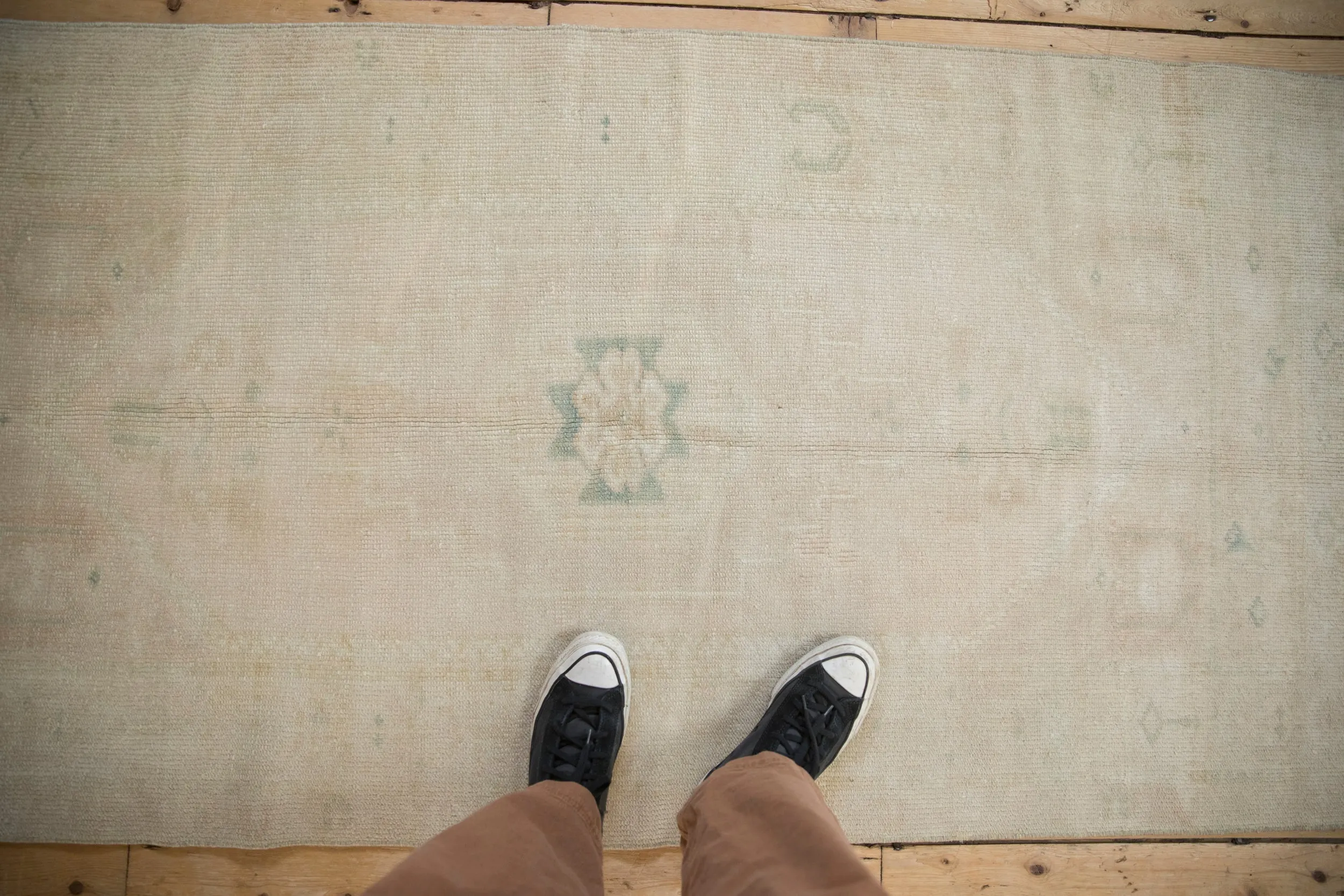 3x6.5 Vintage Distressed Oushak Rug Runner