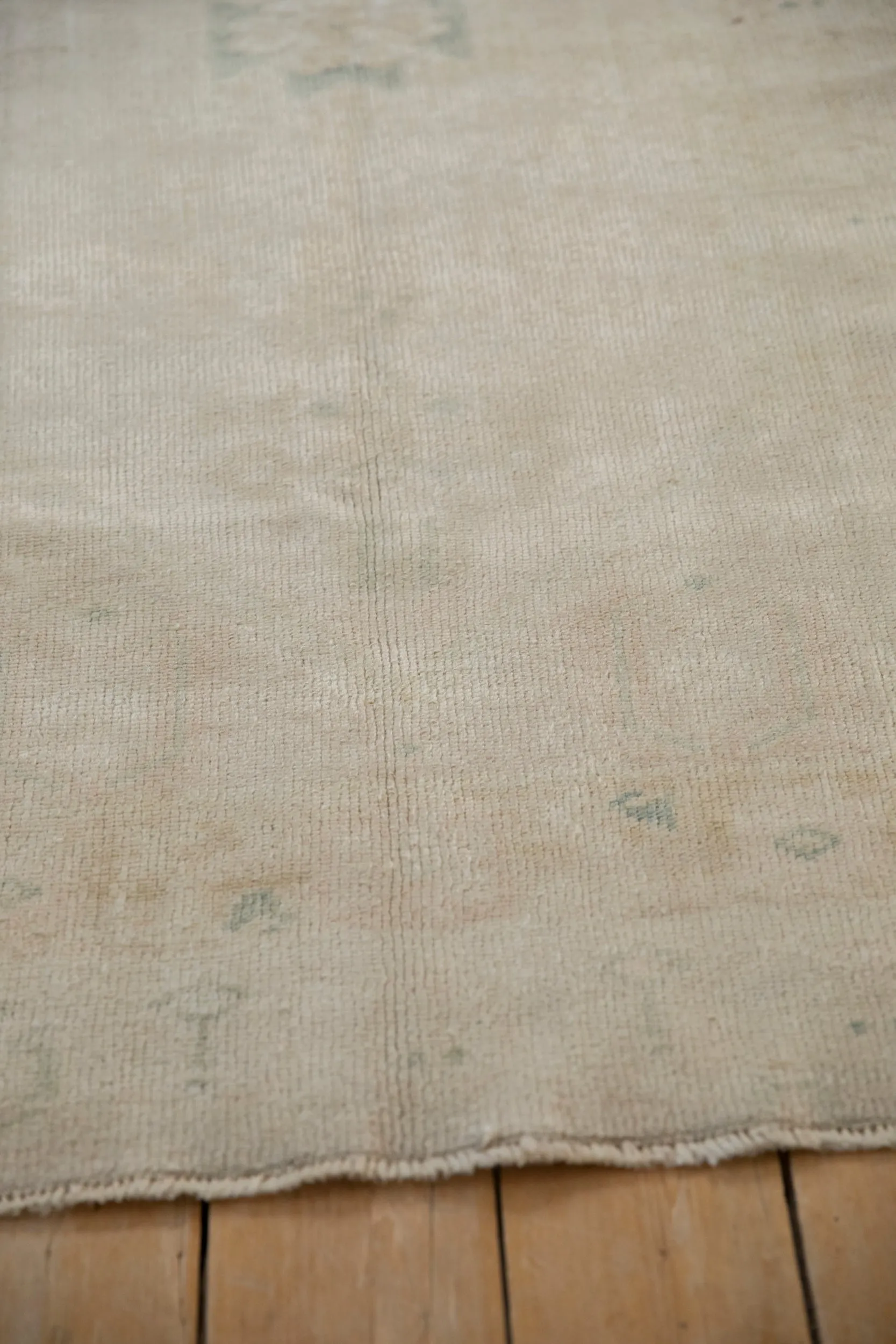 3x6.5 Vintage Distressed Oushak Rug Runner