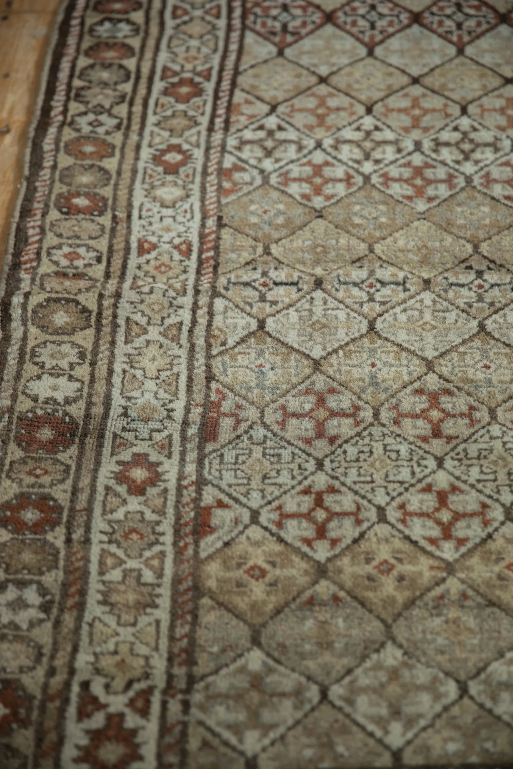 3x9 Vintage Distressed Caucasian Rug Runner