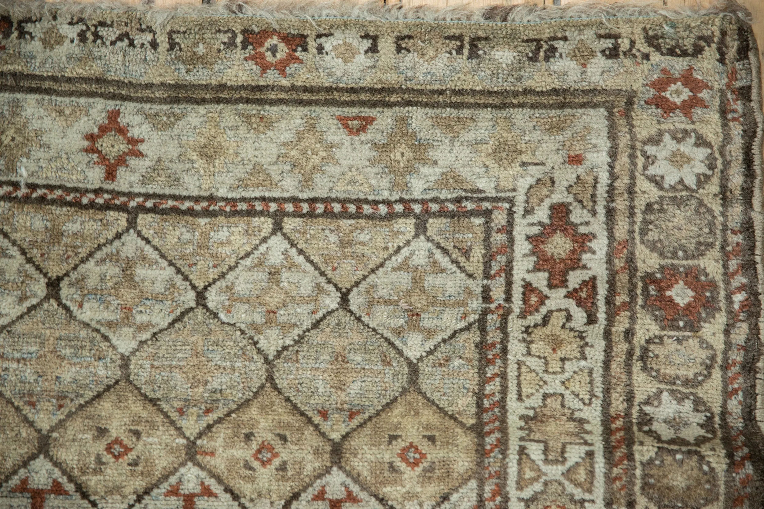 3x9 Vintage Distressed Caucasian Rug Runner