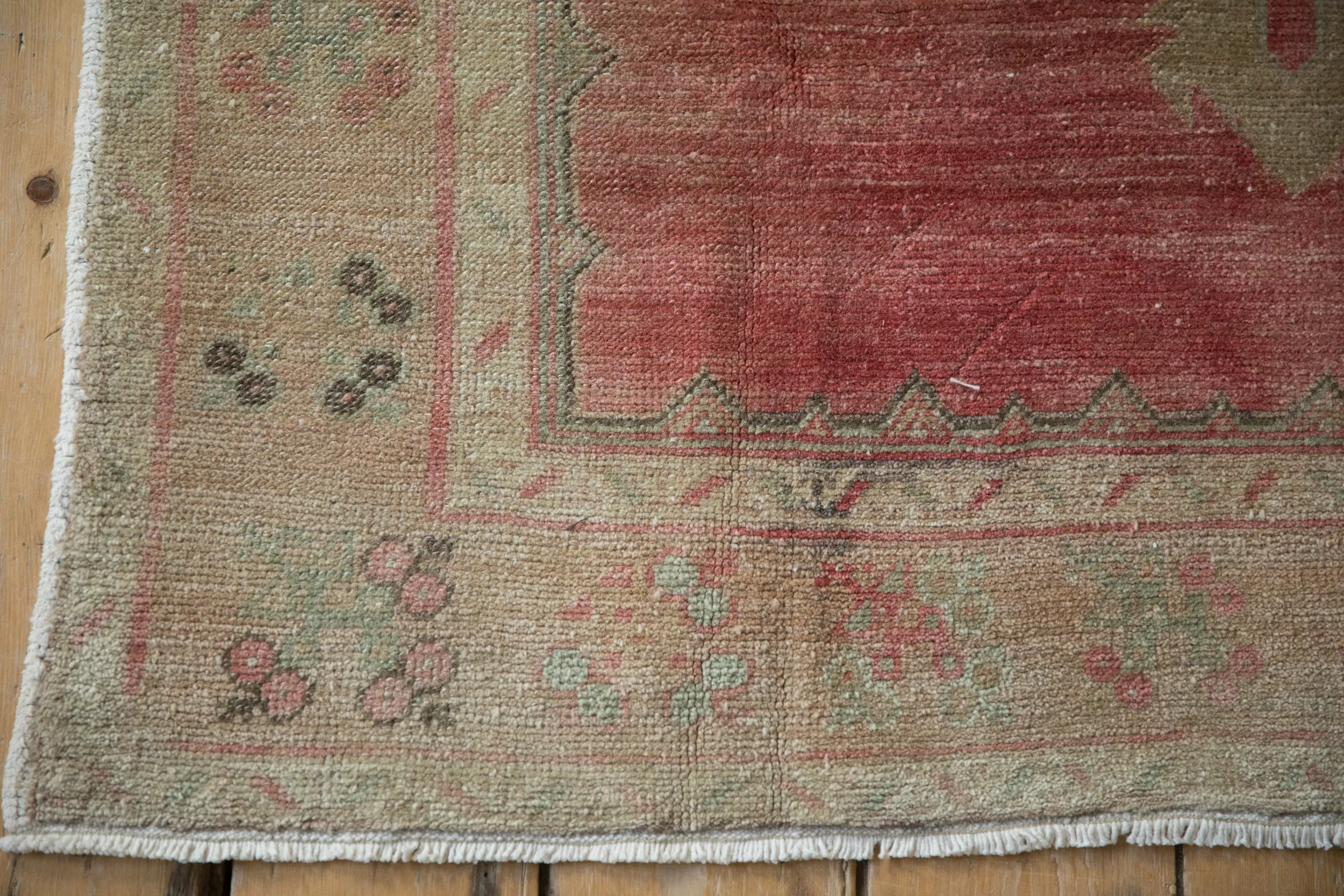 4x8.5 Vintage Distressed Oushak Rug Runner