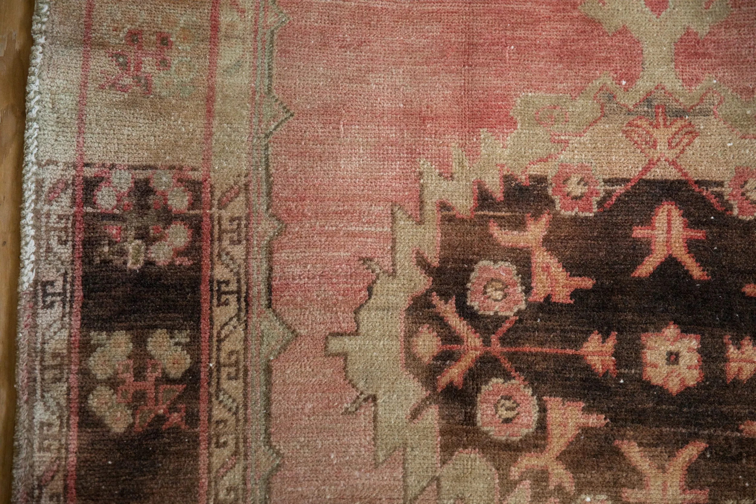 4x8.5 Vintage Distressed Oushak Rug Runner