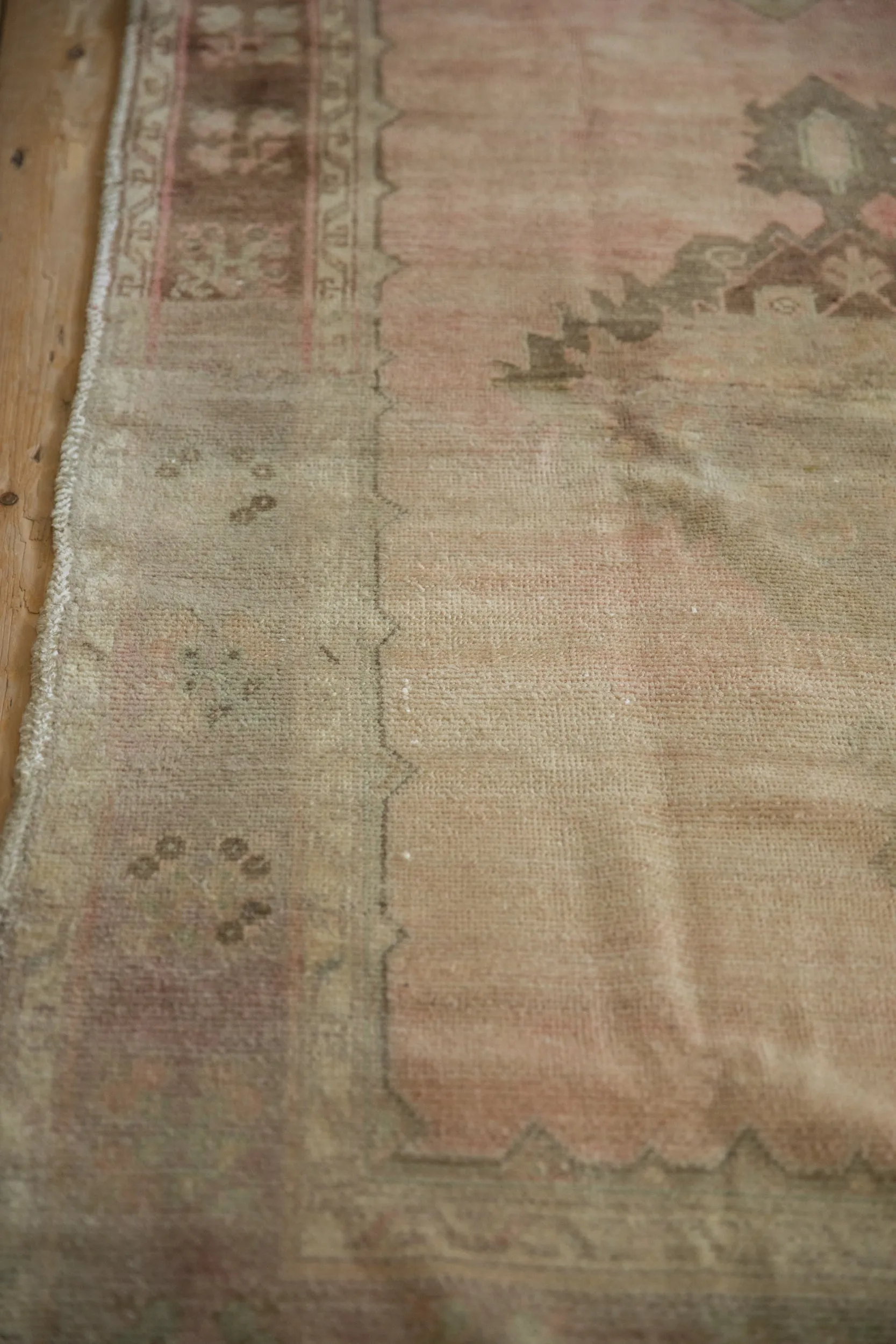 4x8.5 Vintage Distressed Oushak Rug Runner