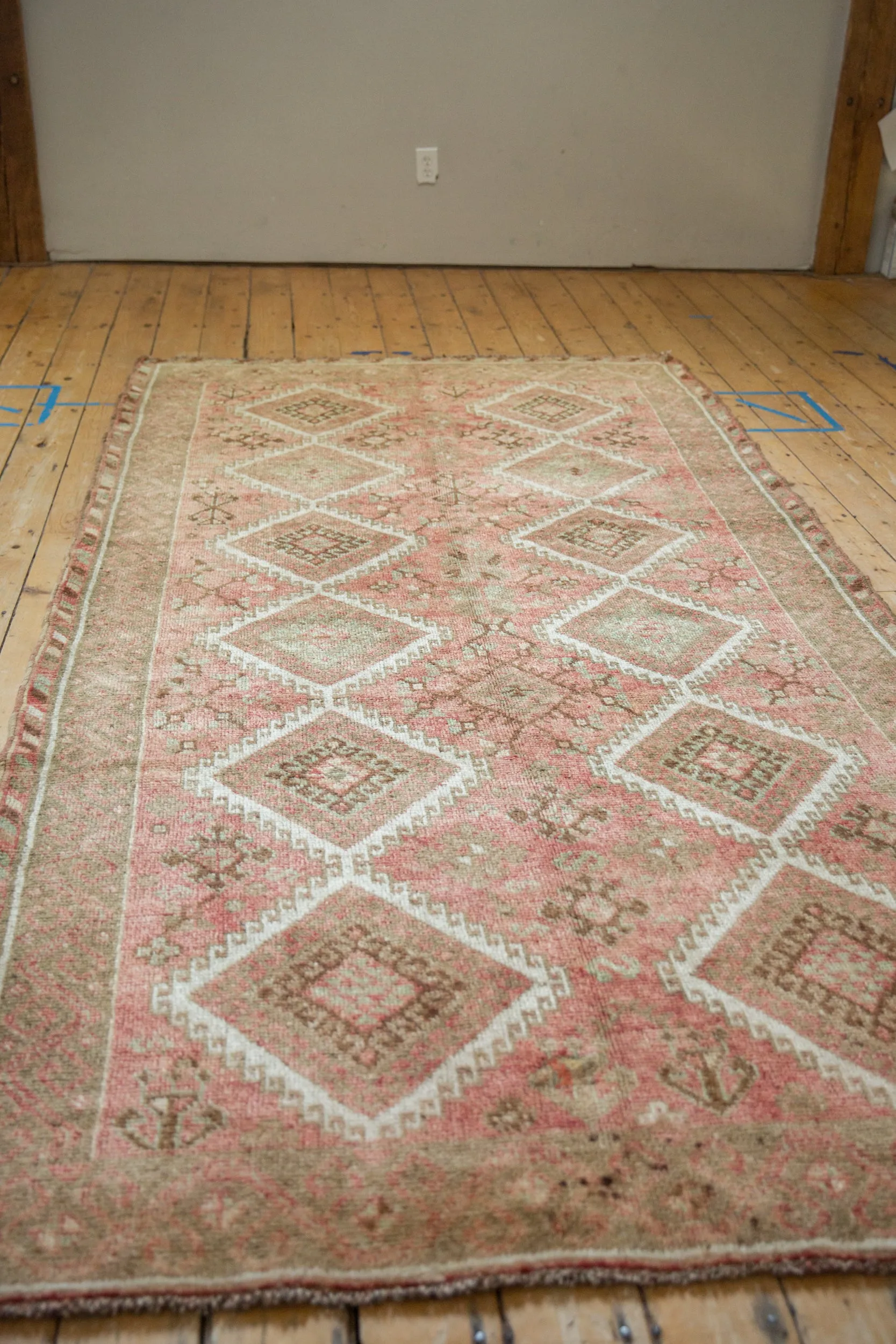 5.5x11 Vintage Distressed Kurdish Rug Runner