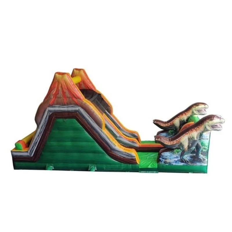 75'L Jurassic Commercial Obstacle Course Wet n Dry