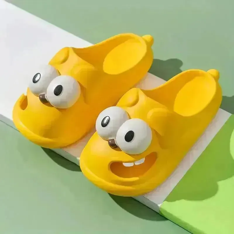 Adorable Kissing Cartoon Fashion Slides