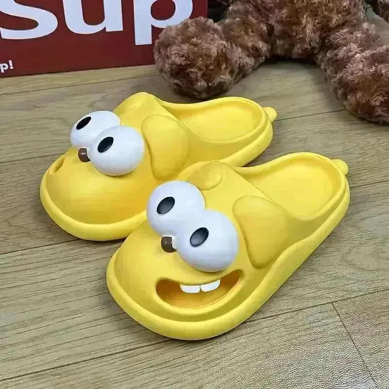 Adorable Kissing Cartoon Fashion Slides