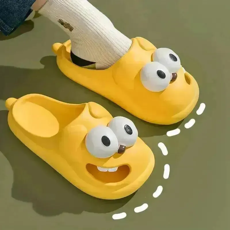 Adorable Kissing Cartoon Fashion Slides