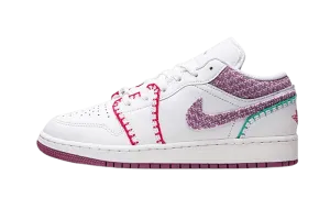 Air Jordan 1 Low White Light Bordeaux