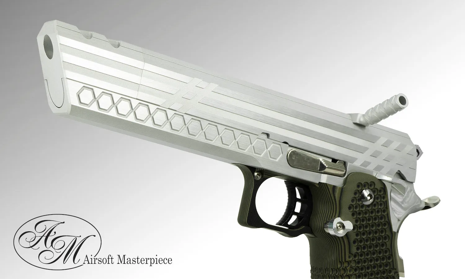 Airsoft Masterpiece SMOKING HOLES Open Slide Kit for Hi-CAPA (Gold)