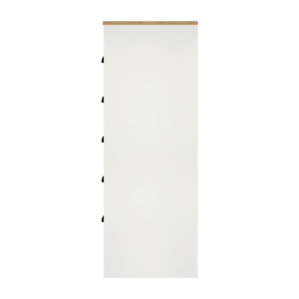 ALDO Tallboy Chest of Drawer Dresser with 6 Drawers Bedroom Storage Cabinet White