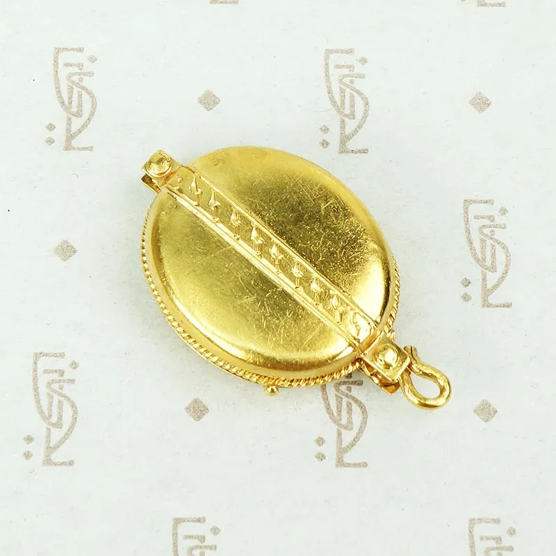 Antique 18k Gold Sliding Locket