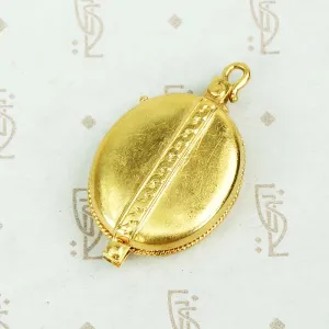 Antique 18k Gold Sliding Locket
