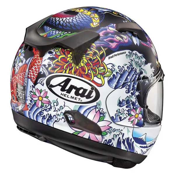 Arai Quantum-X Motorcycle Full-Face Helmet - Oriental Black Frost Grap