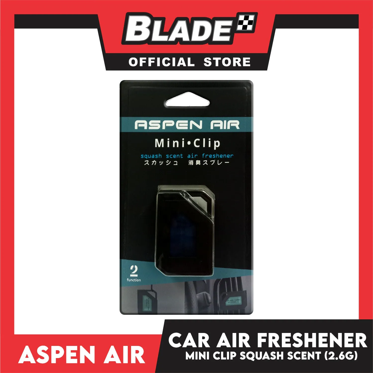 Aspen Air Mini Clip Air Freshener (Squash) 2.6g