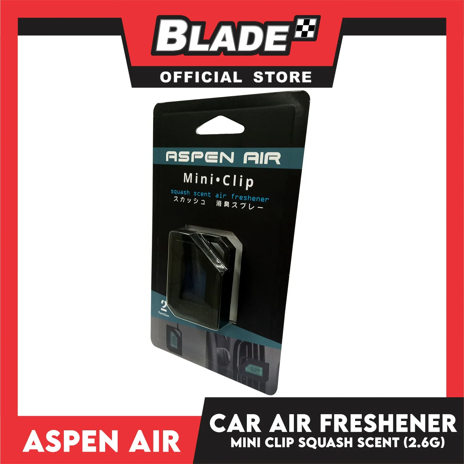 Aspen Air Mini Clip Air Freshener (Squash) 2.6g