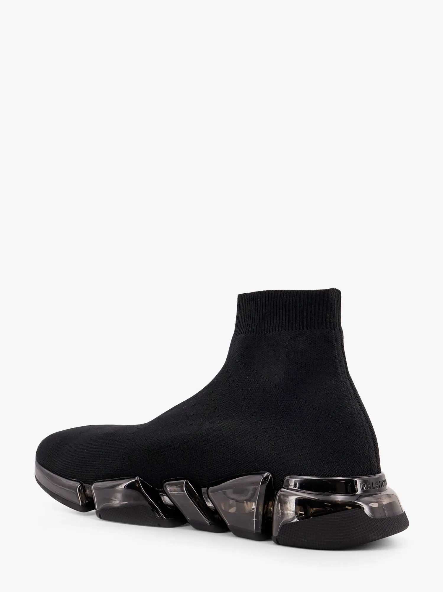 Balenciaga Speed 2.0 Full Clear Sole Graffiti Knitted Sneakers