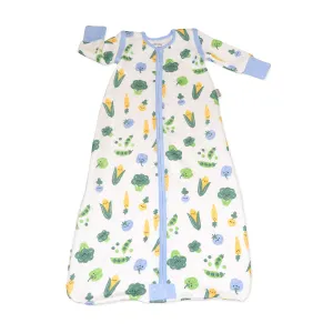 Bamboo Classic Sleeping Sack w/Detachable Sleeves 1 TOG(Farmers Market Print)