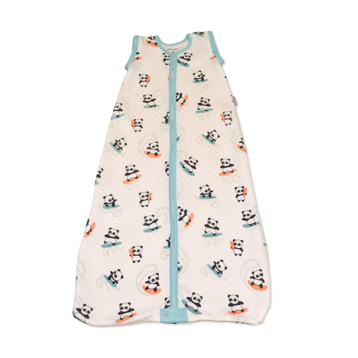 Bamboo Classic Sleeping Sack w/Detachable Sleeves 1 TOG(Surfs Up Panda Print)