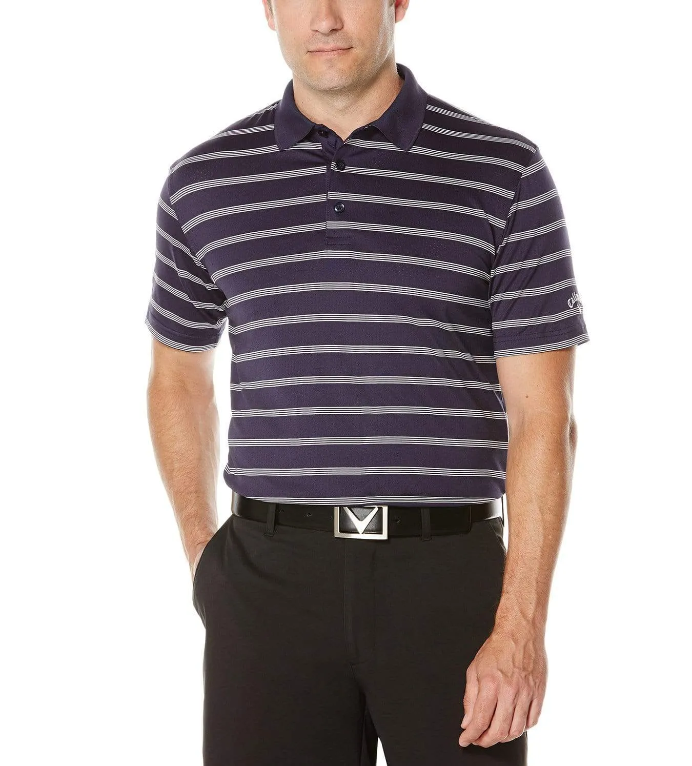 Big & Tall Performance Stripe Polo