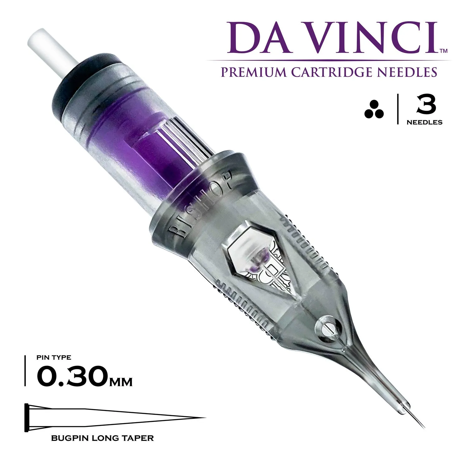 Bishop Da Vinci V2 Cartridges - Round Liner Long Taper