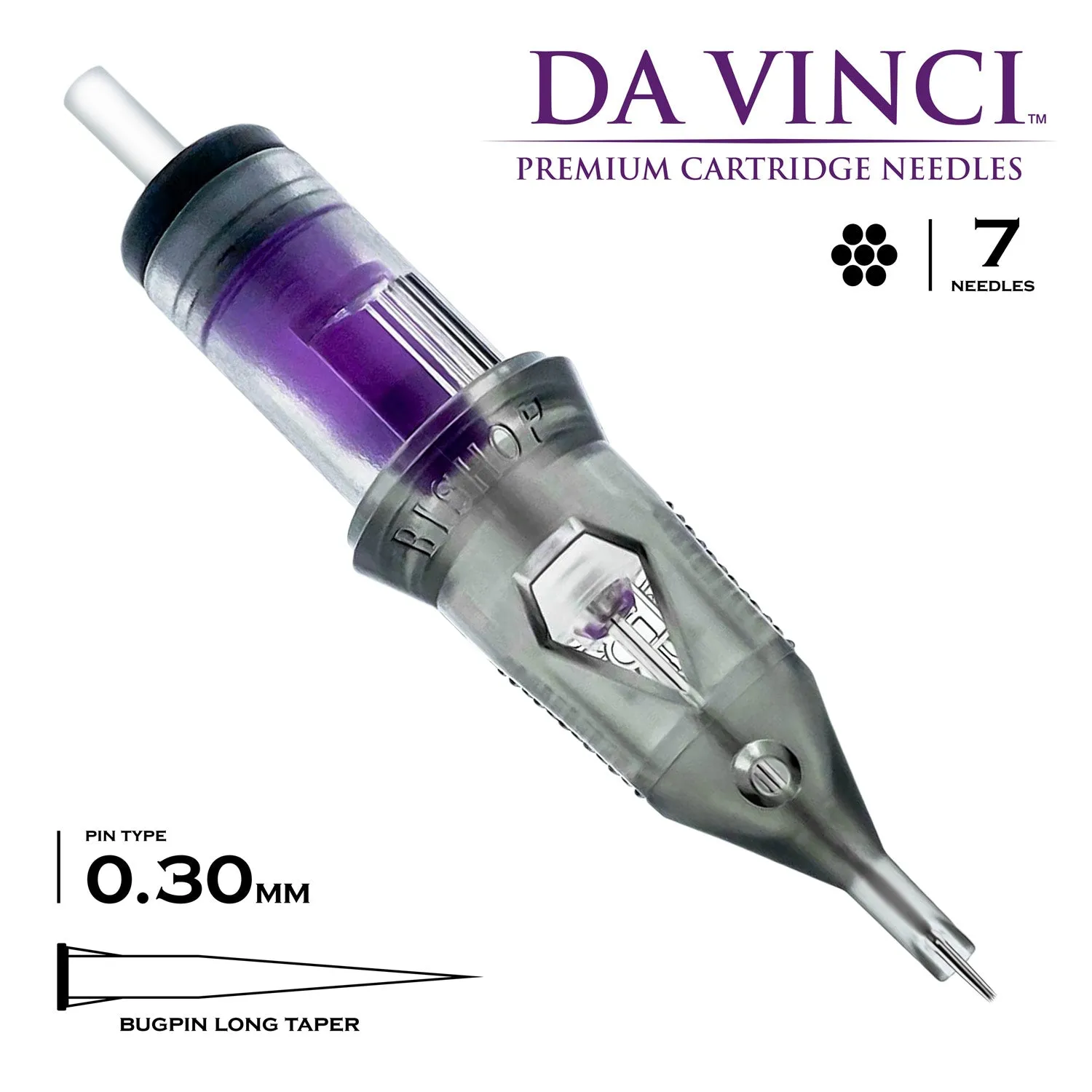 Bishop Da Vinci V2 Cartridges - Round Liner Long Taper