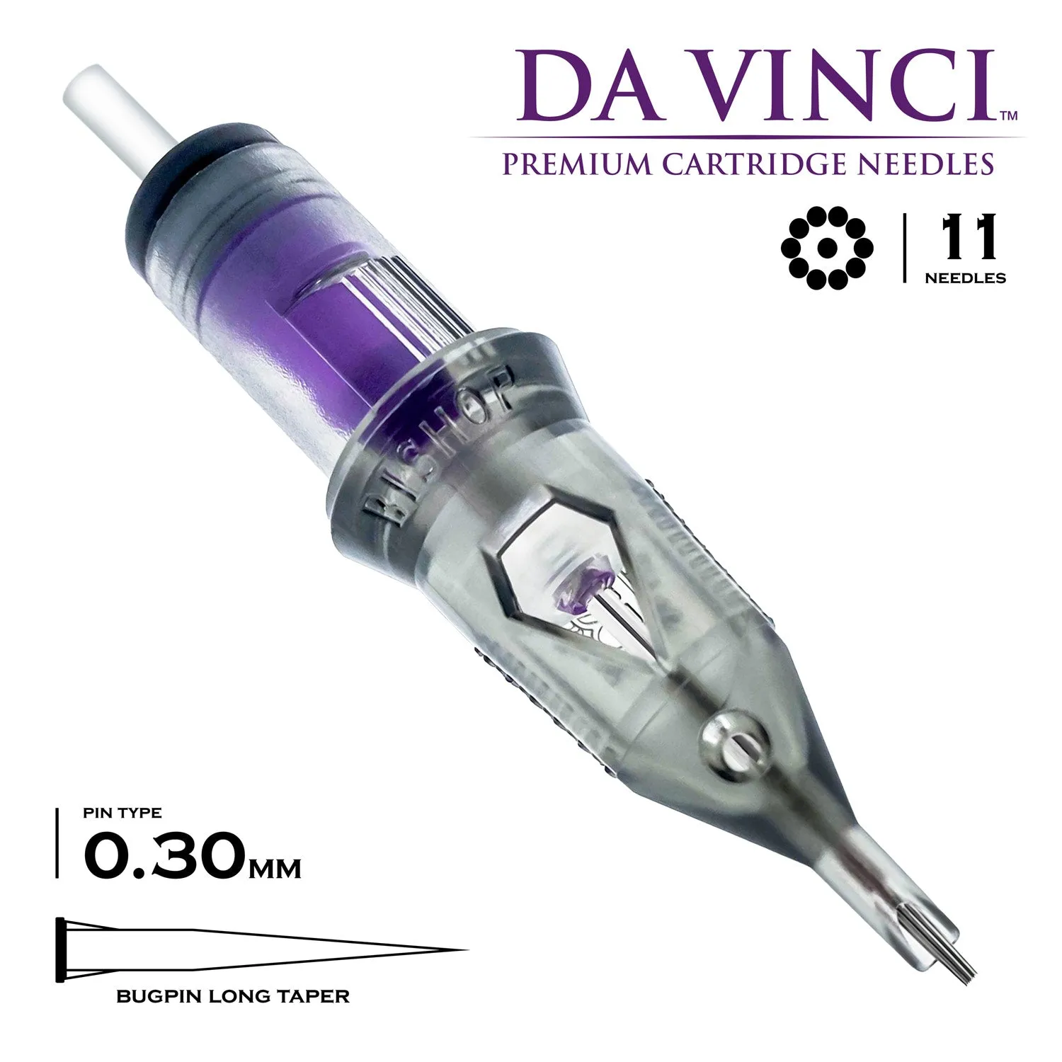 Bishop Da Vinci V2 Cartridges - Round Liner Long Taper