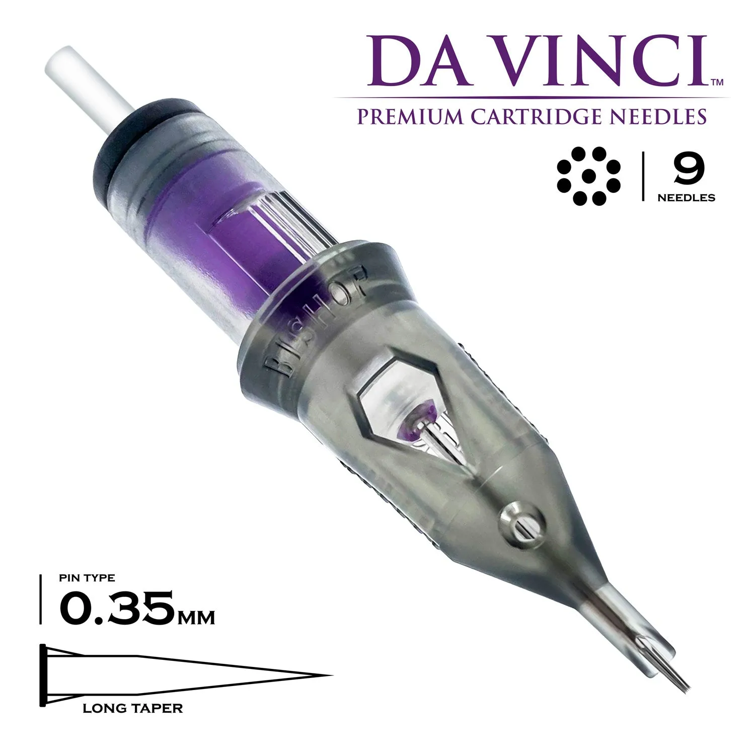 Bishop Da Vinci V2 Cartridges - Tight Round Liner Long Taper