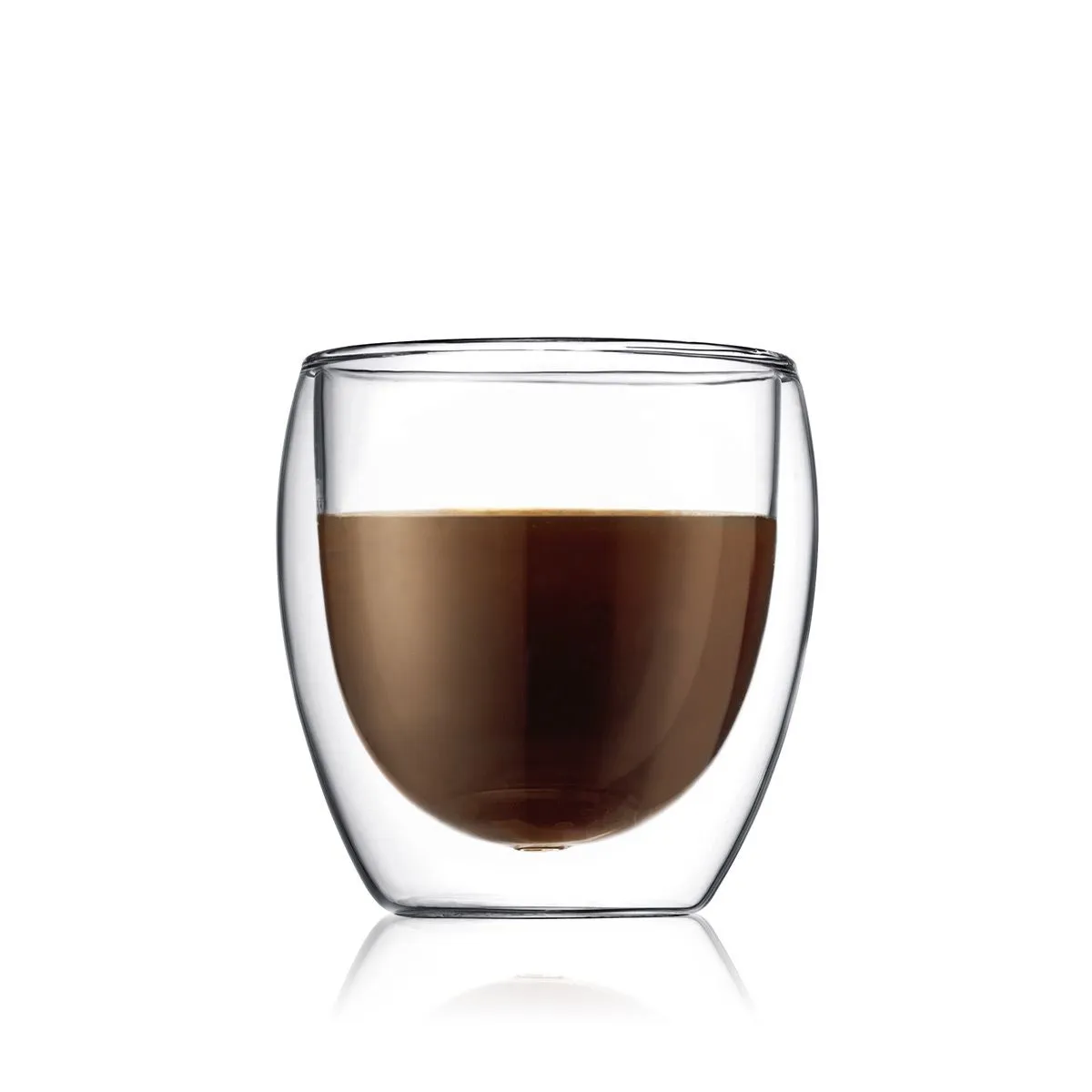 Bodum Pavina 2pc Glass set, Double Wall, Small 250ml