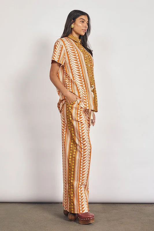 Bohemian Traders | Ripple elastic waist pant - Multi