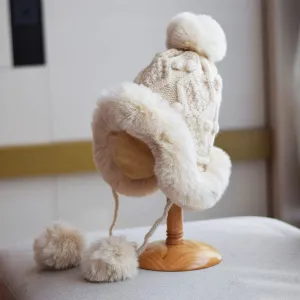 Bonnet Pompon Doublure Polaire
