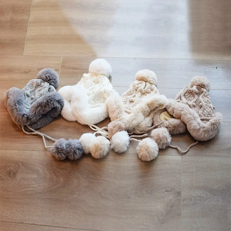 Bonnet Pompon Doublure Polaire