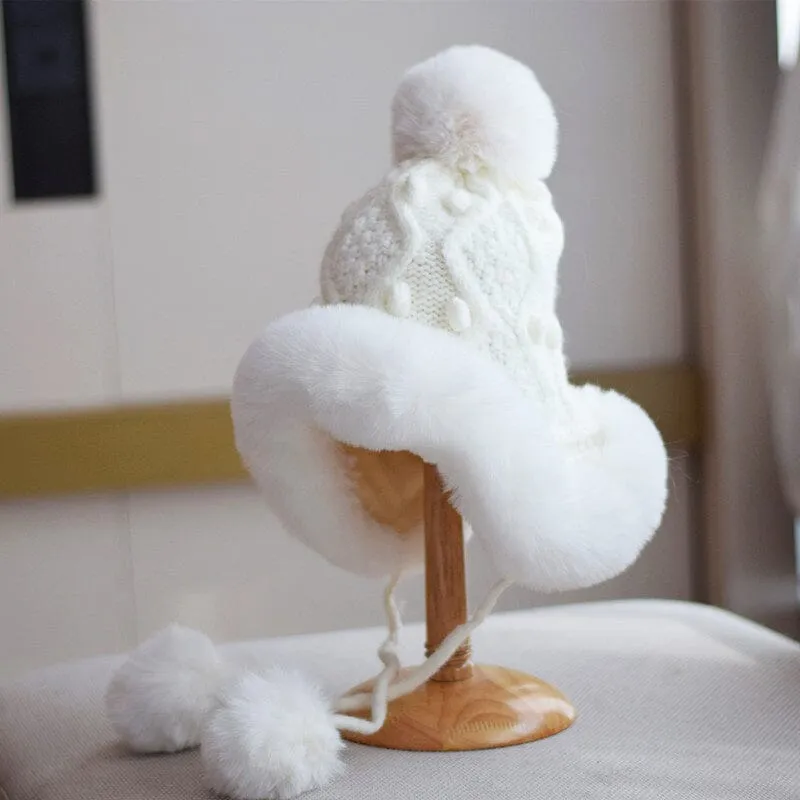 Bonnet Pompon Doublure Polaire