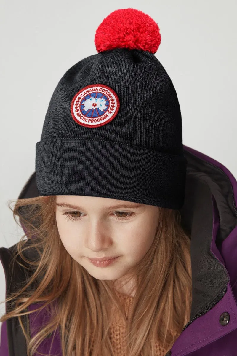 Canada Goose Kids Merino Pom Toque - Black