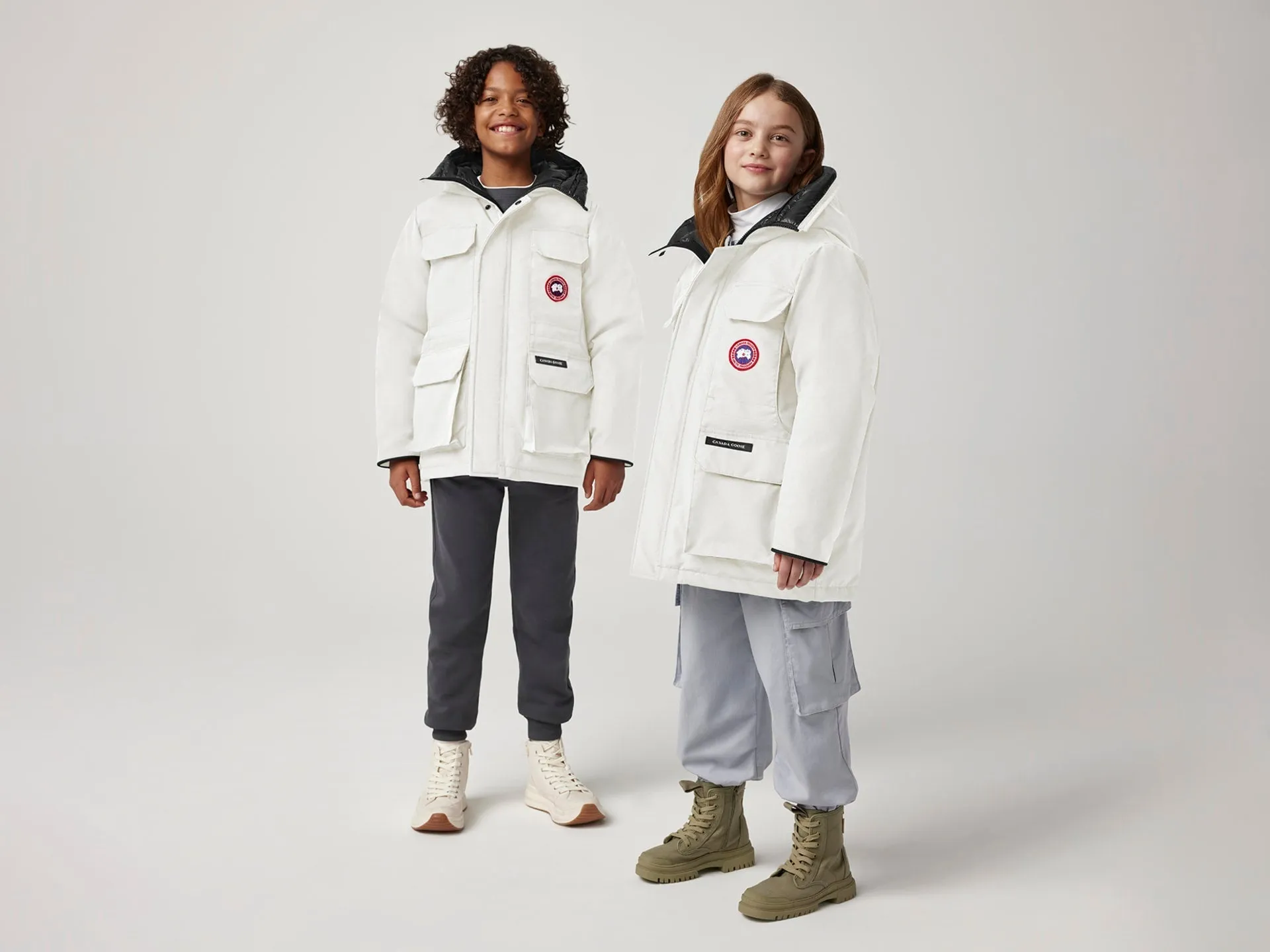 Canada Goose Youth Expedition Parka - North Star White